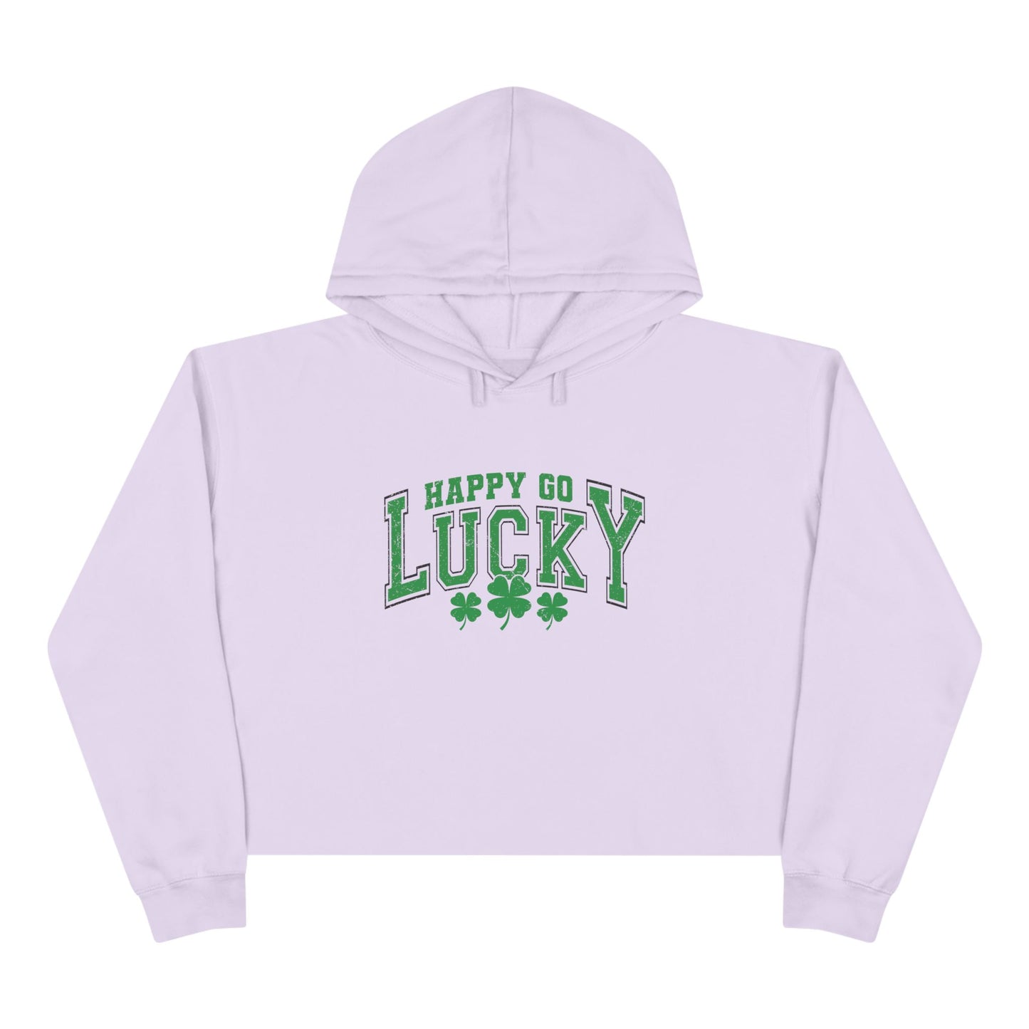 Happy Go Lucky Crop Hoodie