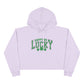 Happy Go Lucky Crop Hoodie