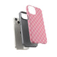 Pink Checkered Phone Case