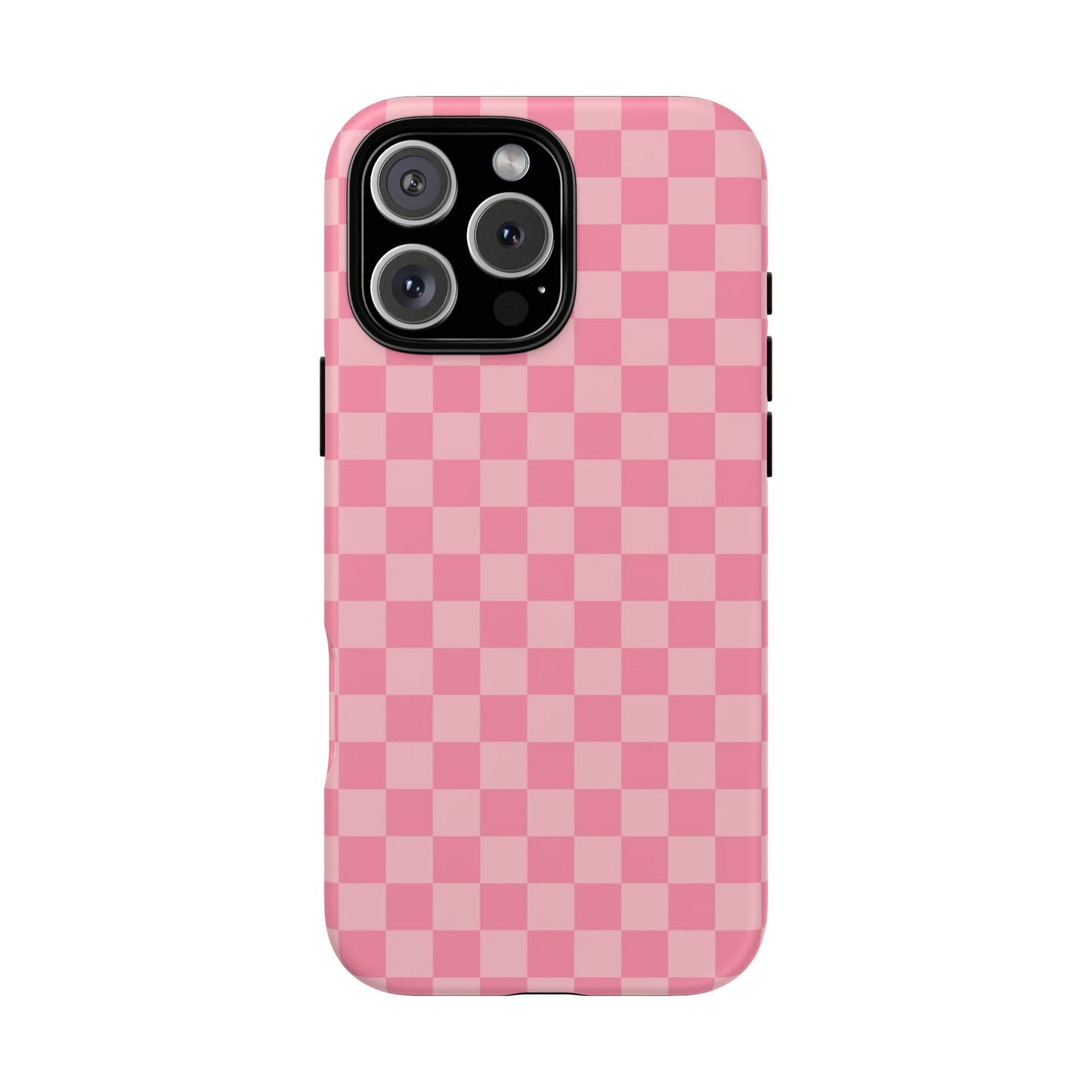 Pink Checkered Phone Case