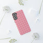 Pink Checkered Phone Case