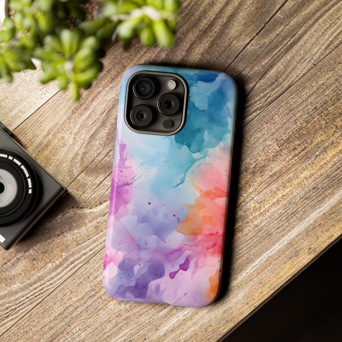 Paint Splatter Tough Phone Case