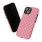 Pink Checkered Phone Case