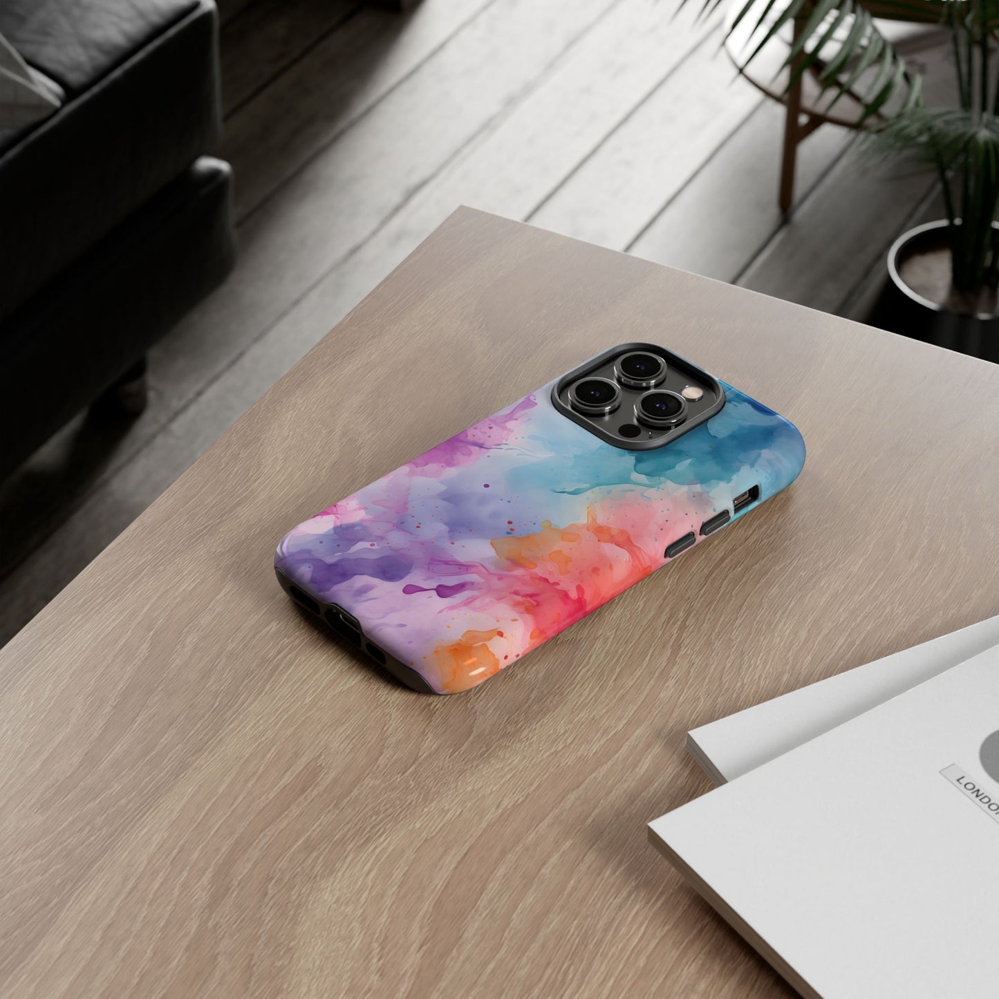 Paint Splatter Tough Phone Case