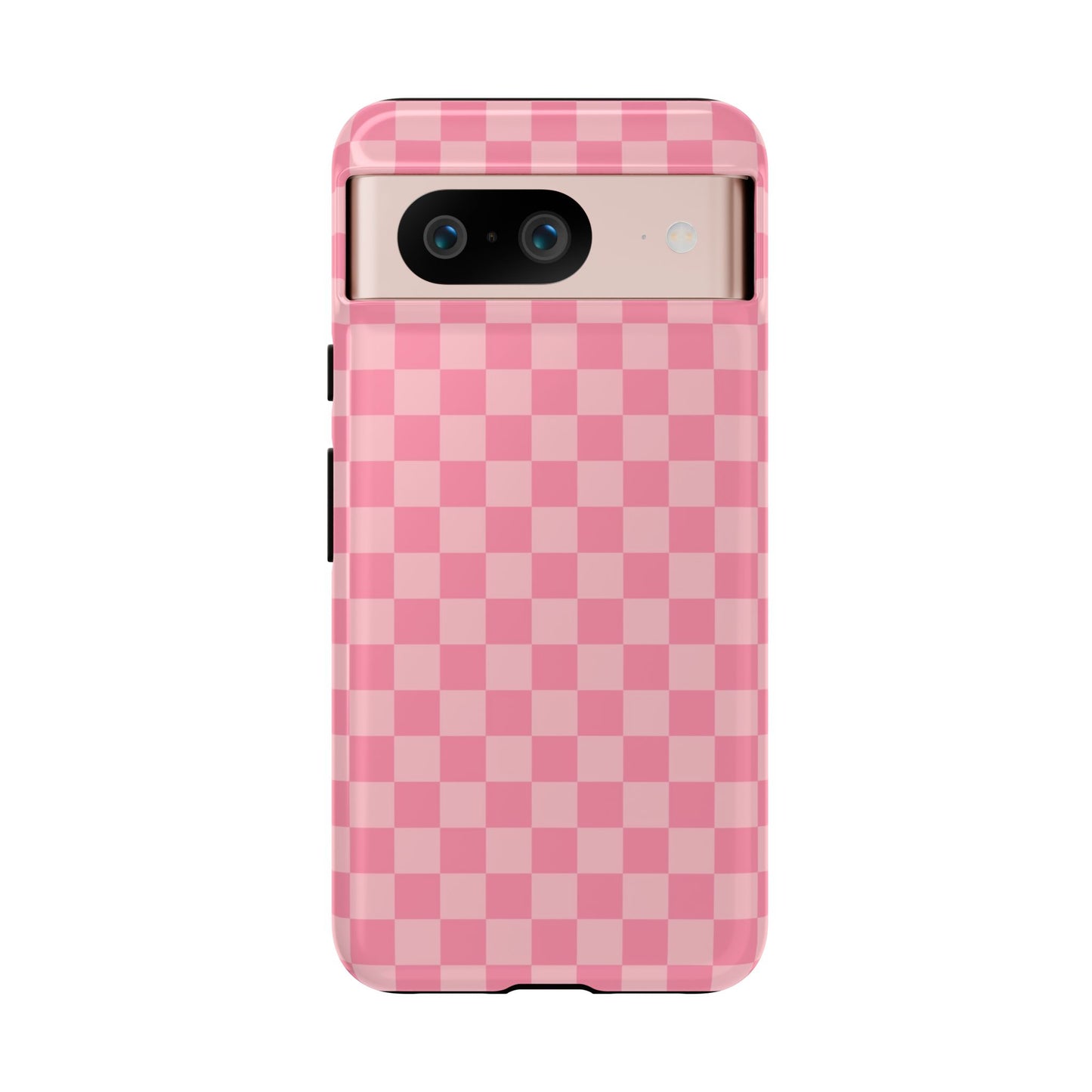 Pink Checkered Phone Case