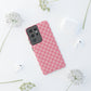 Pink Checkered Phone Case