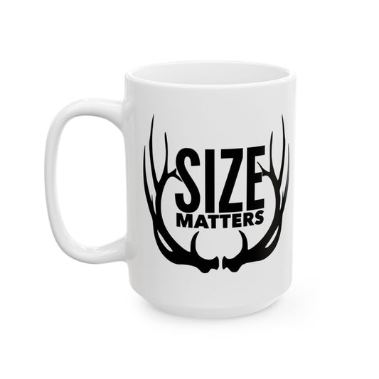 Size Matters Ceramic Mug, (15oz)