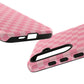 Pink Checkered Phone Case