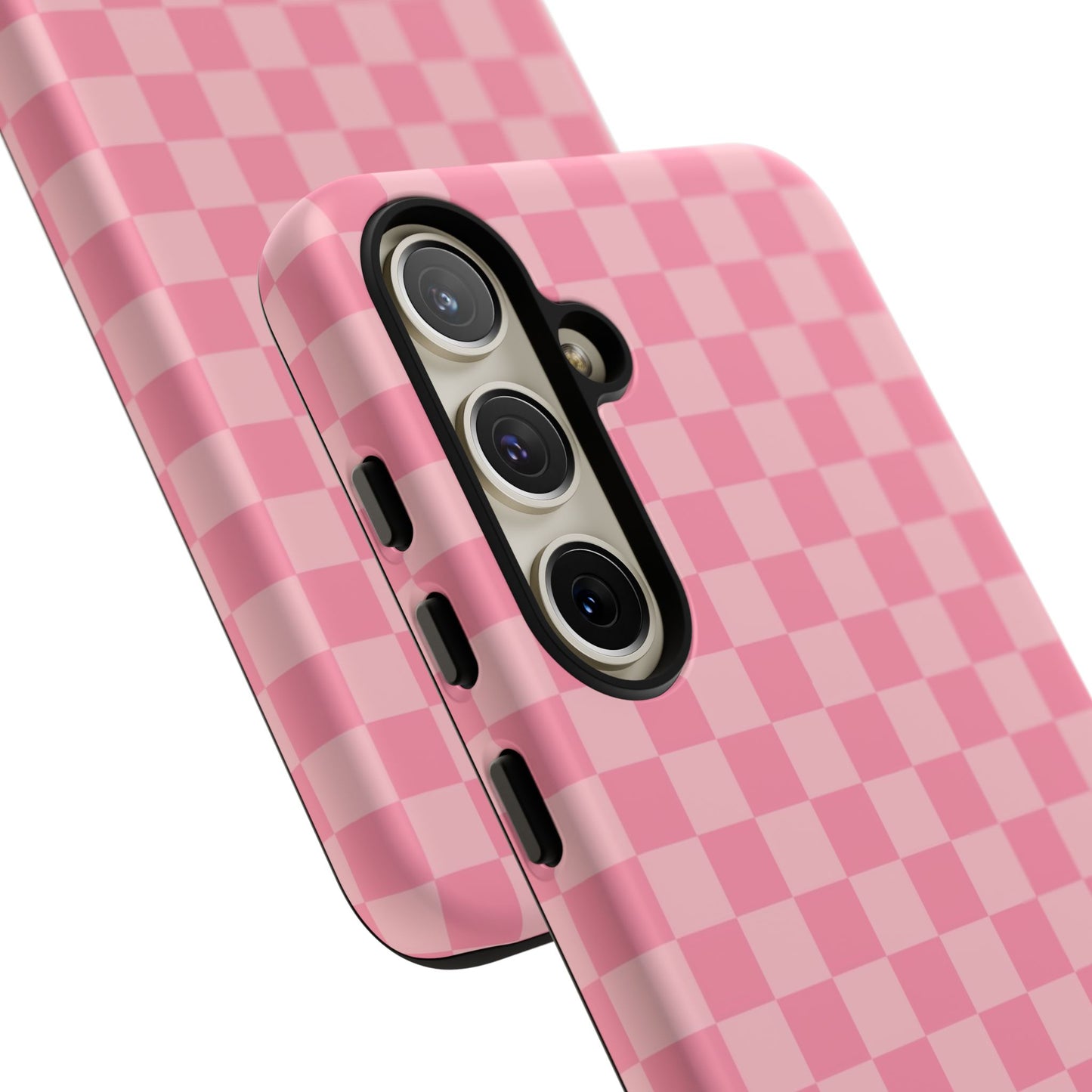 Pink Checkered Phone Case