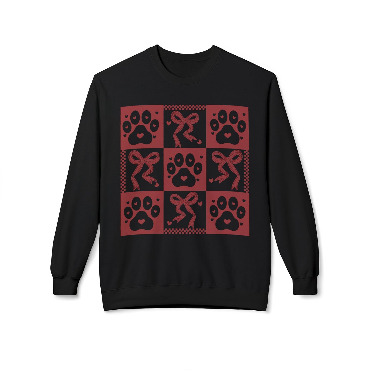 Cutesy Dog Fleece Sweatshirt