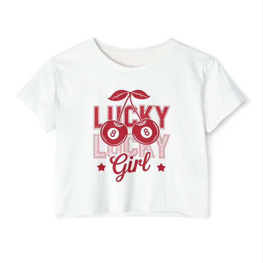 Lucky Girl Cropped Tee