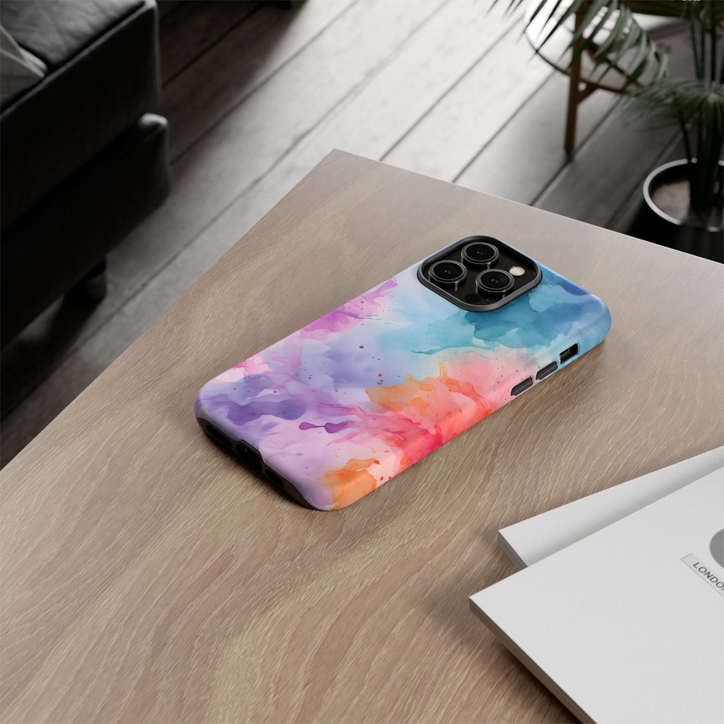 Paint Splatter Tough Phone Case