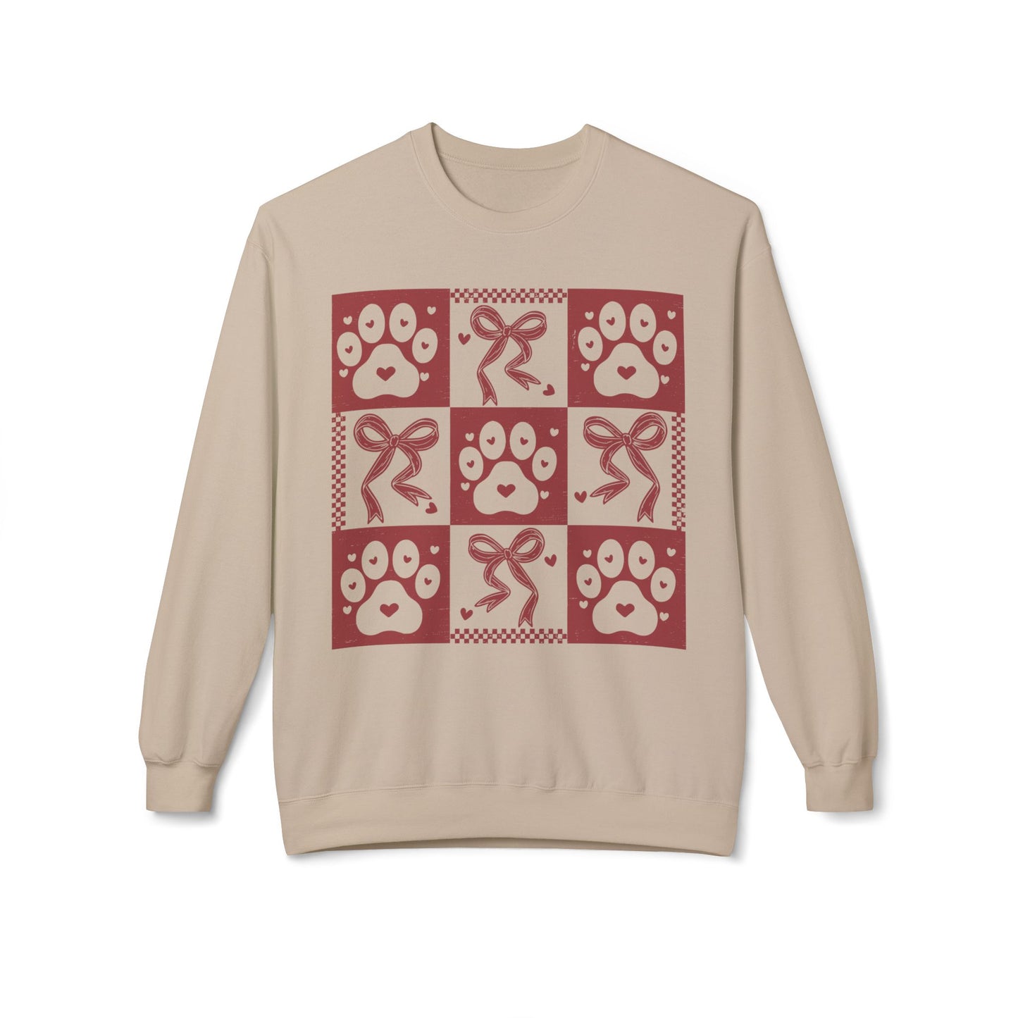 Cutesy Dog Fleece Sweatshirt