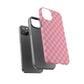 Pink Checkered Phone Case