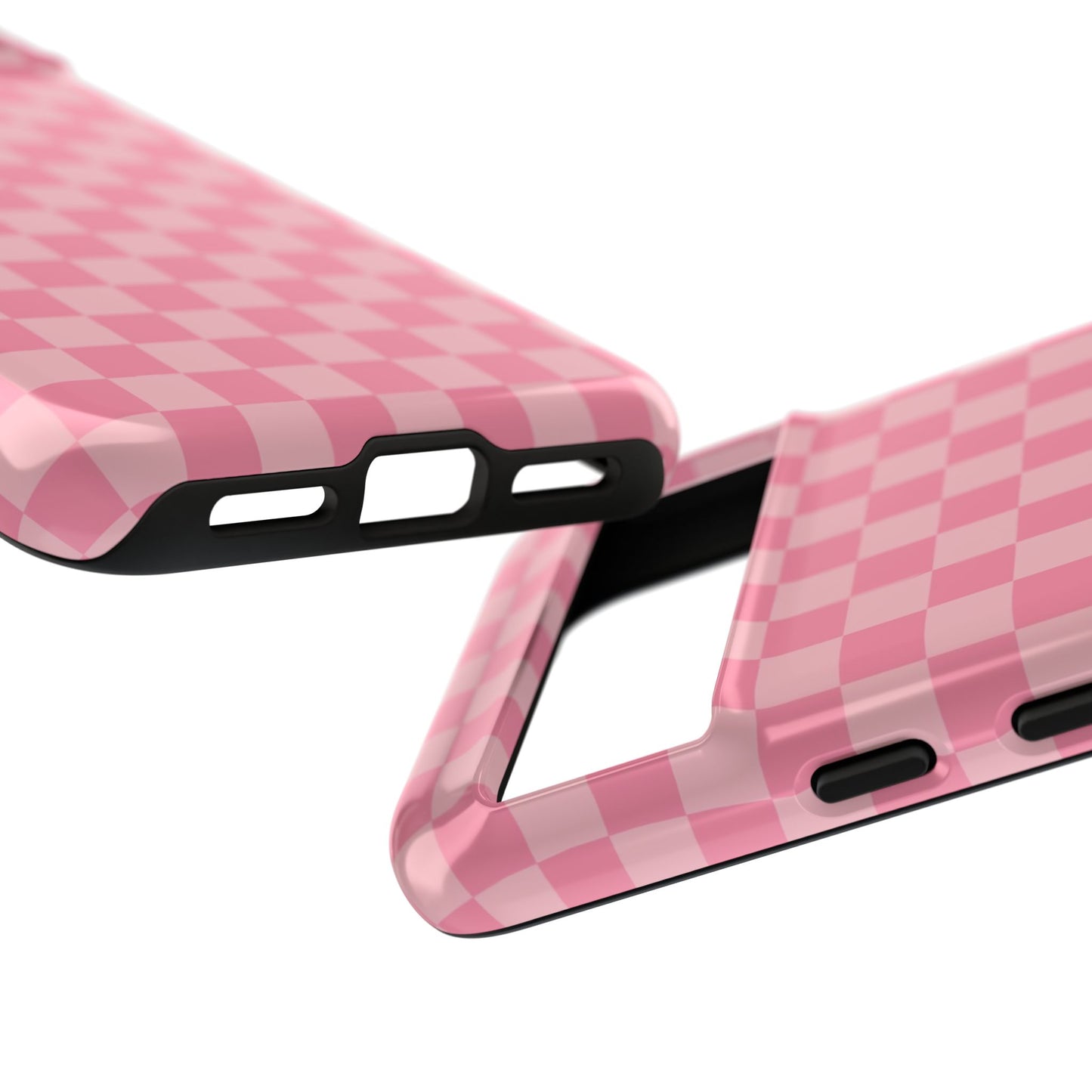 Pink Checkered Phone Case