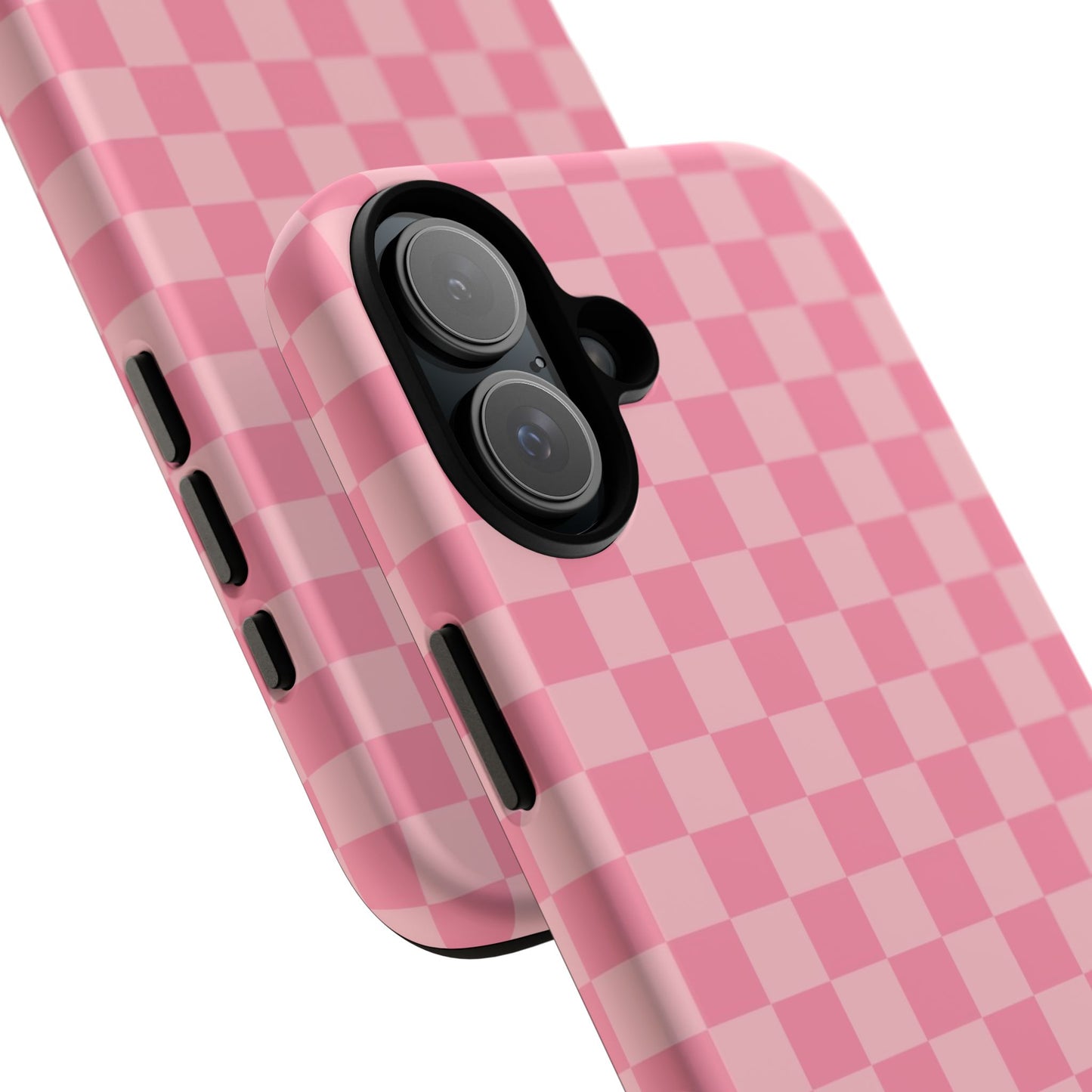 Pink Checkered Phone Case