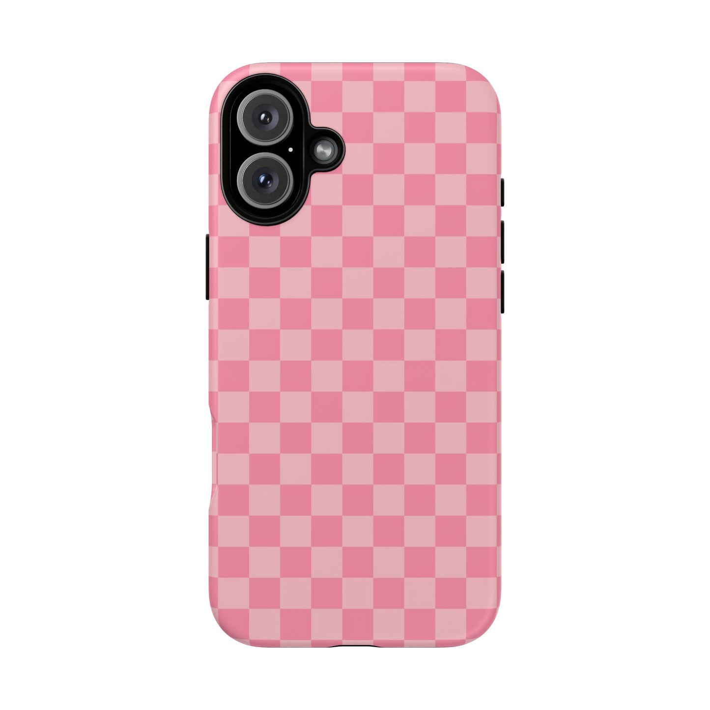 Pink Checkered Phone Case