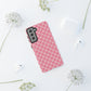 Pink Checkered Phone Case