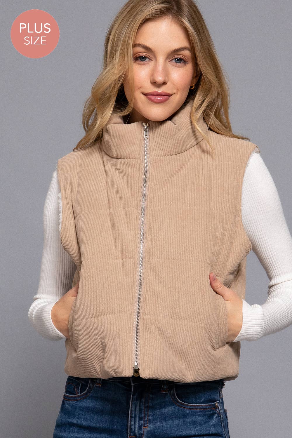 Comfy Cozy Corduroy Puffer Vest