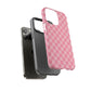 Pink Checkered Phone Case