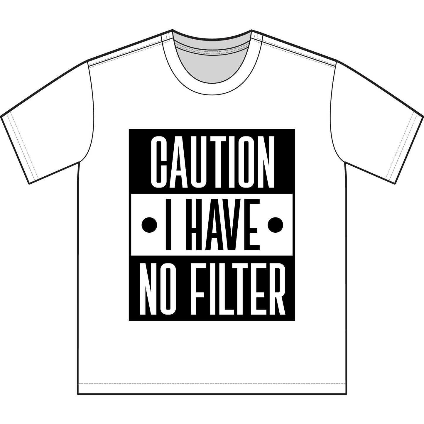 No Filter Graphic Tee