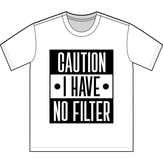 No Filter Graphic Tee