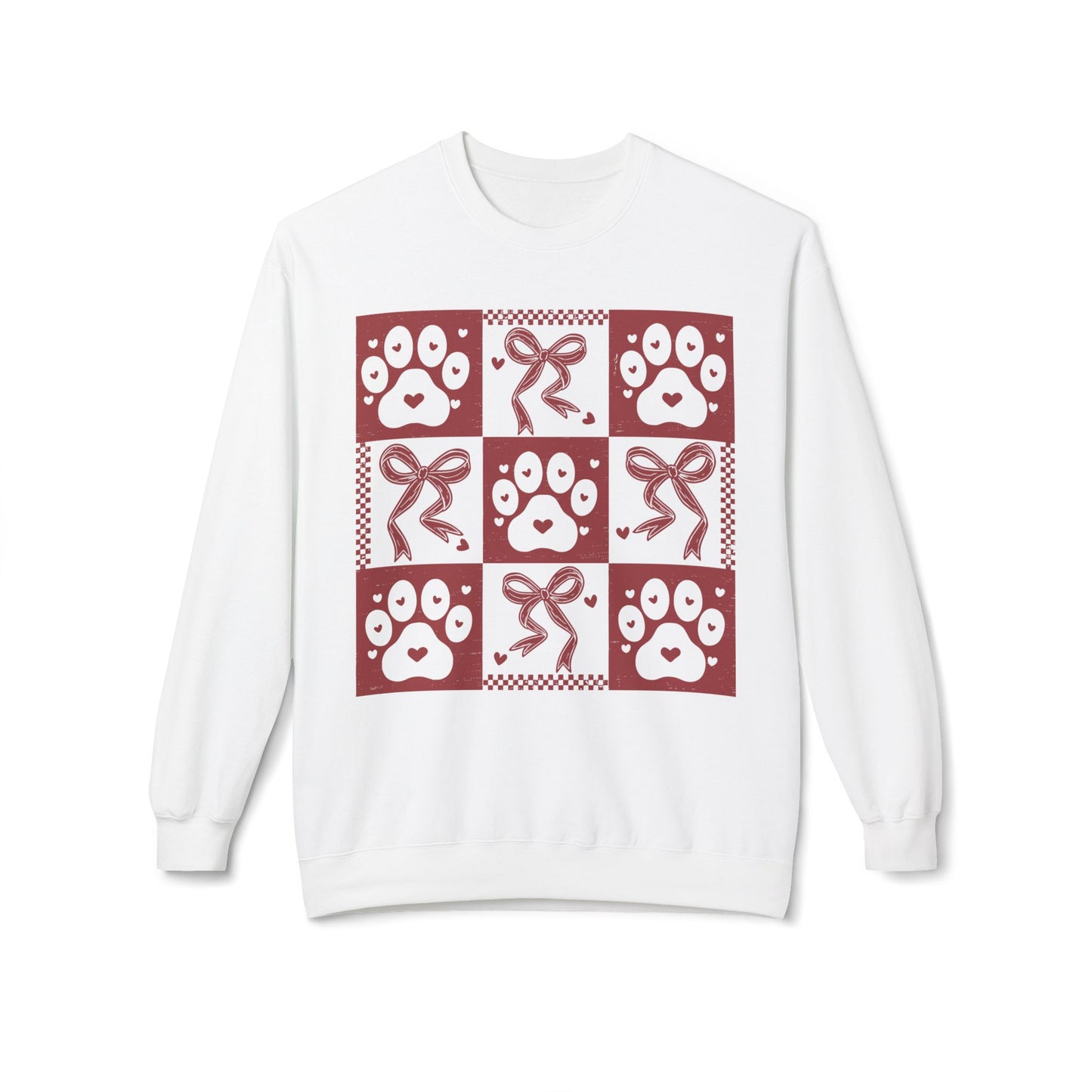 Cutesy Dog Fleece Sweatshirt