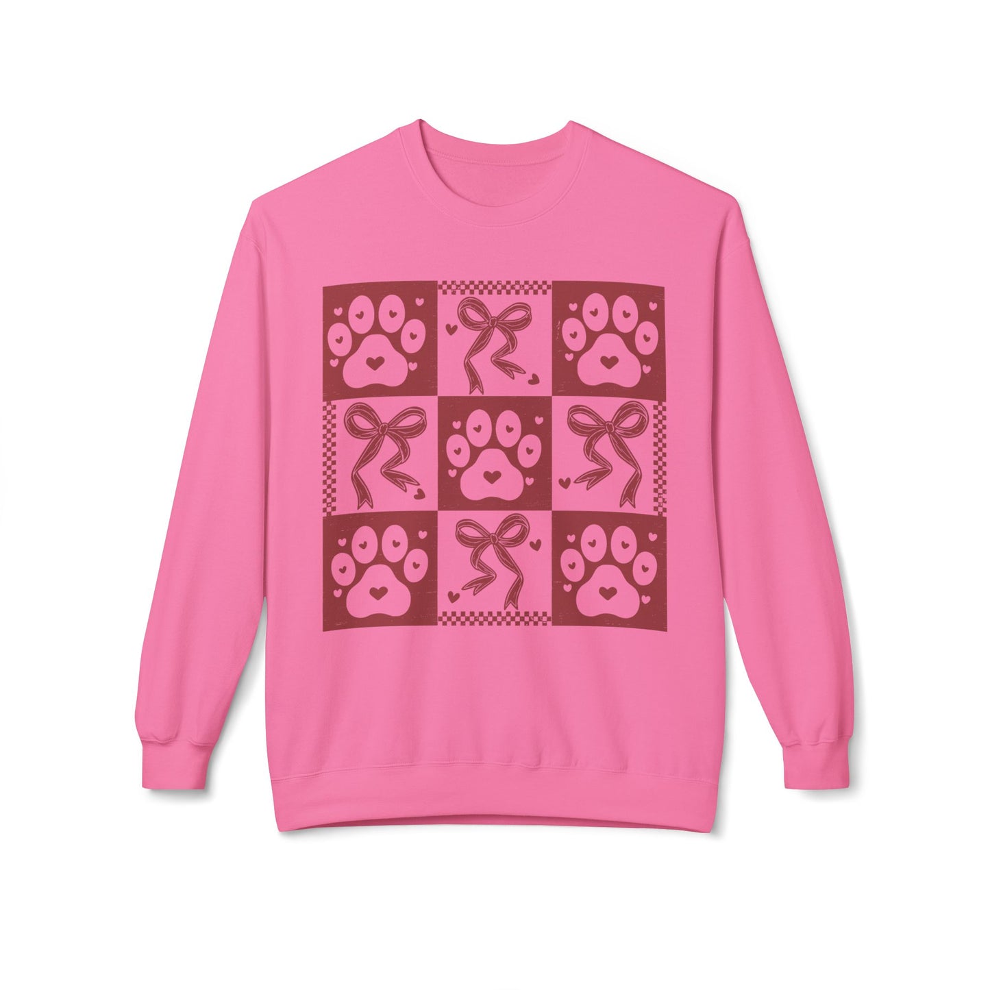 Cutesy Dog Fleece Sweatshirt