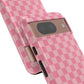 Pink Checkered Phone Case