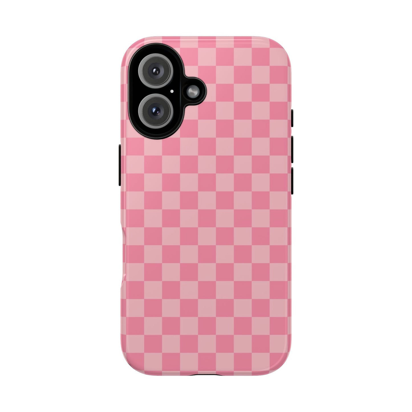 Pink Checkered Phone Case