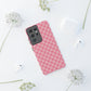 Pink Checkered Phone Case