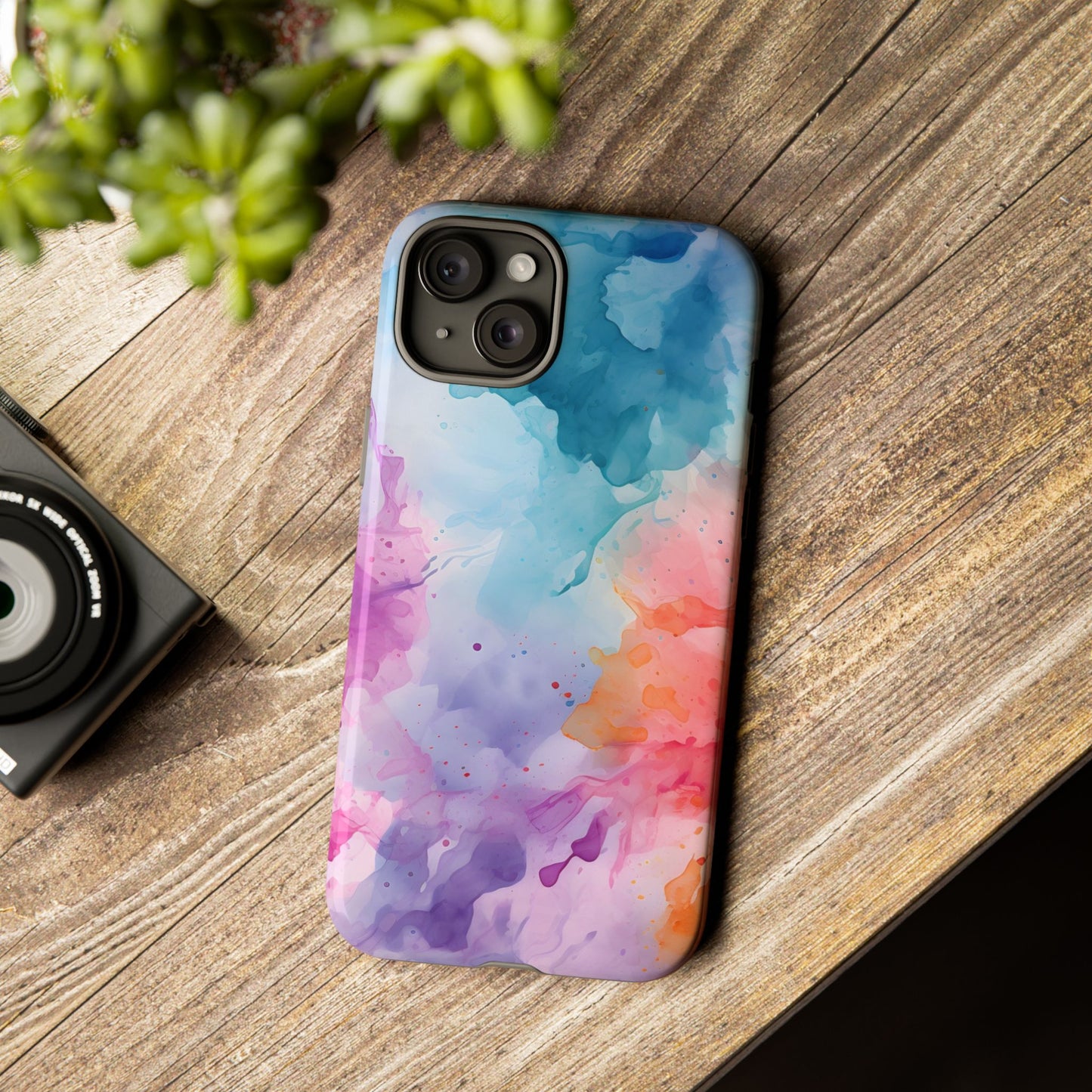 Paint Splatter Tough Phone Case