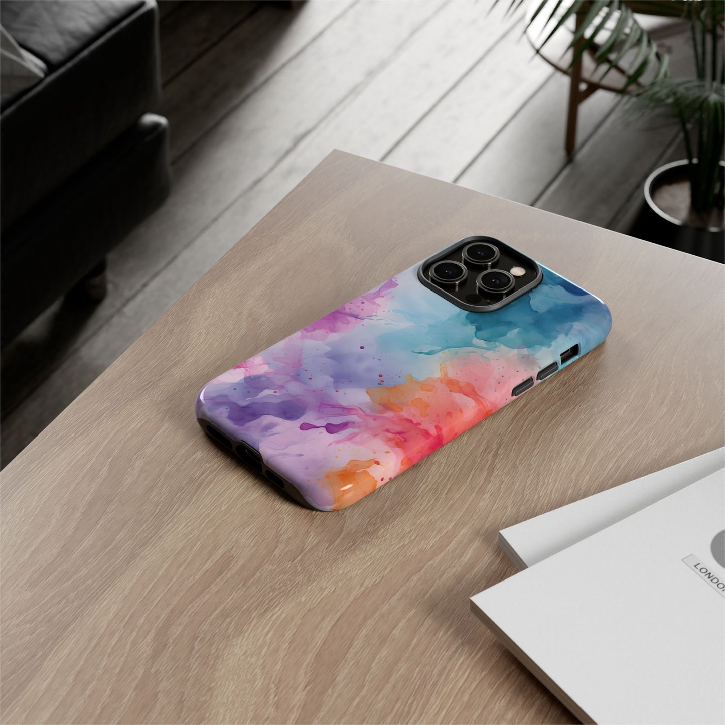 Paint Splatter Tough Phone Case