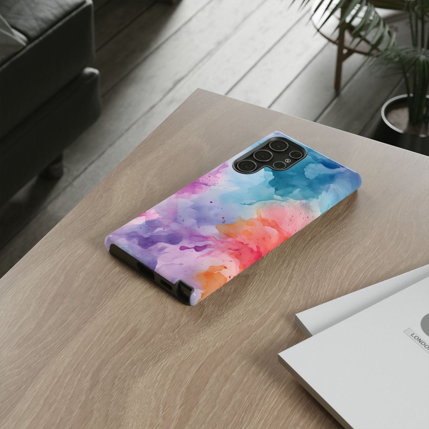 Paint Splatter Tough Phone Case