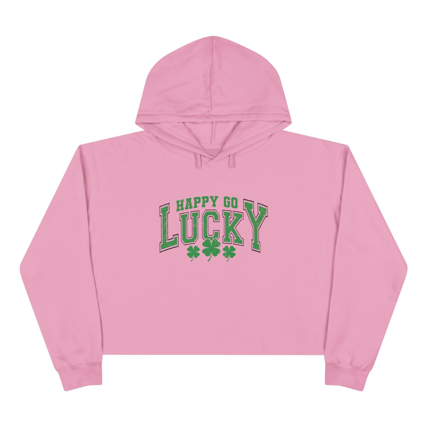 Happy Go Lucky Crop Hoodie