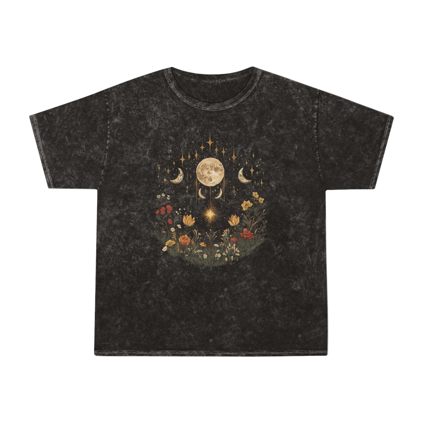 Boho Floral Moon Graphic Tee