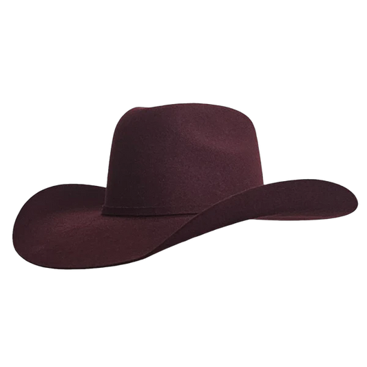 Big Sky Black Cherry Cowboy Hat - Wool Cashmere